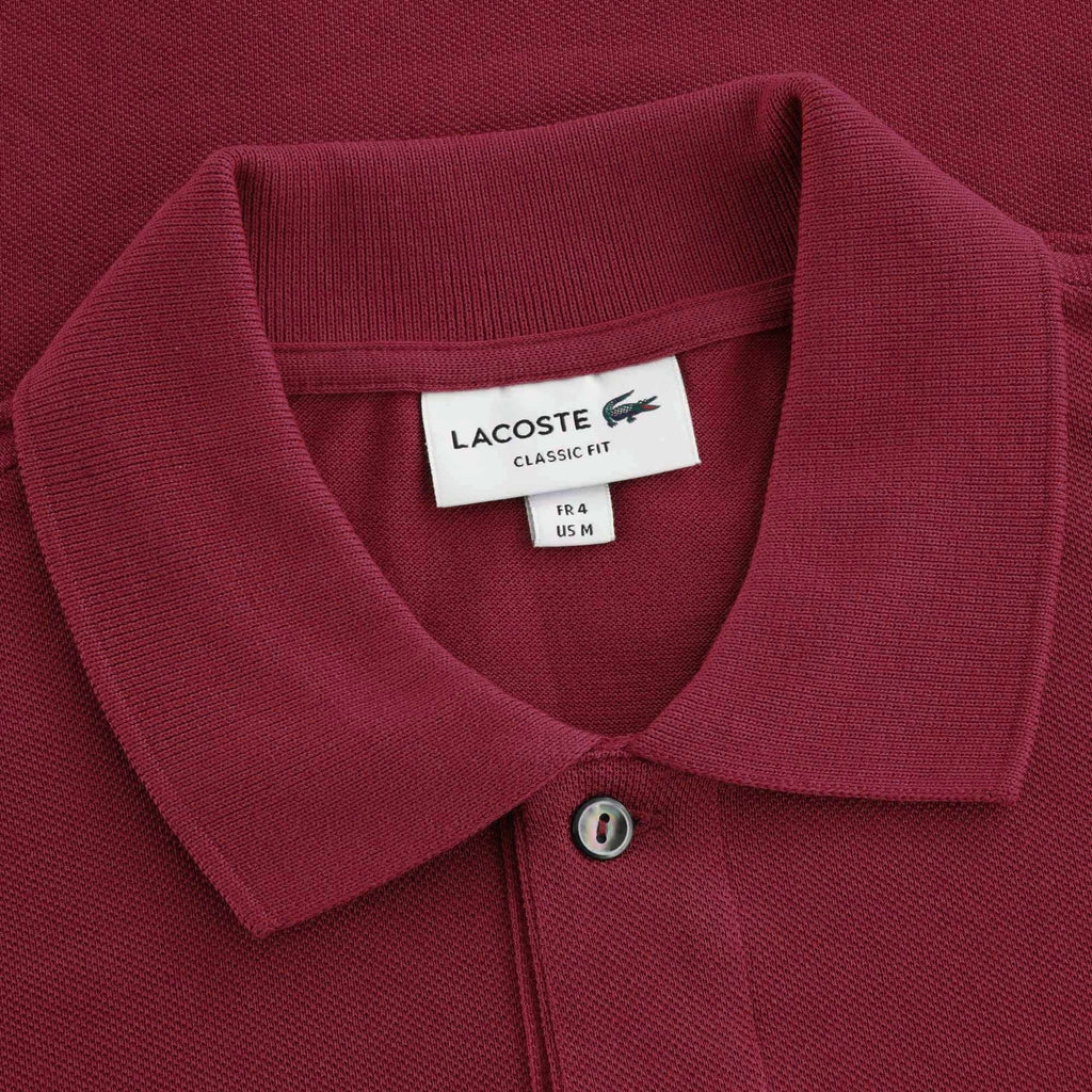 Lacoste Classic Pique Polo Shirt - Bordeaux