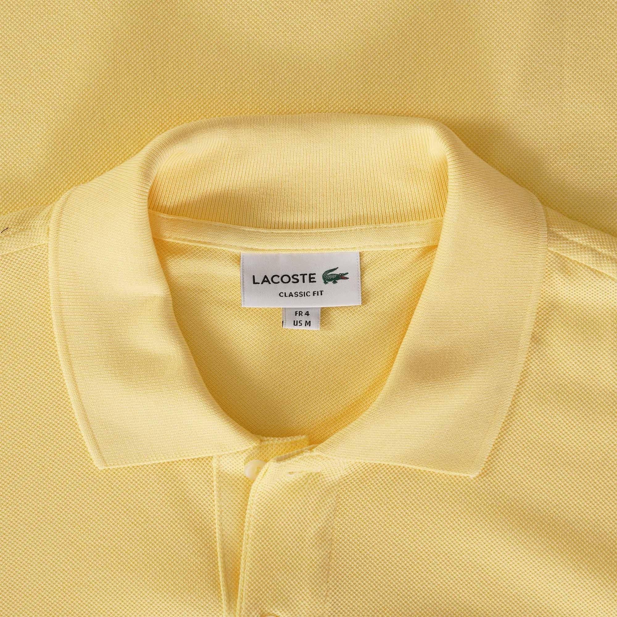 Lacoste Classic Pique Polo Shirt - Lemon