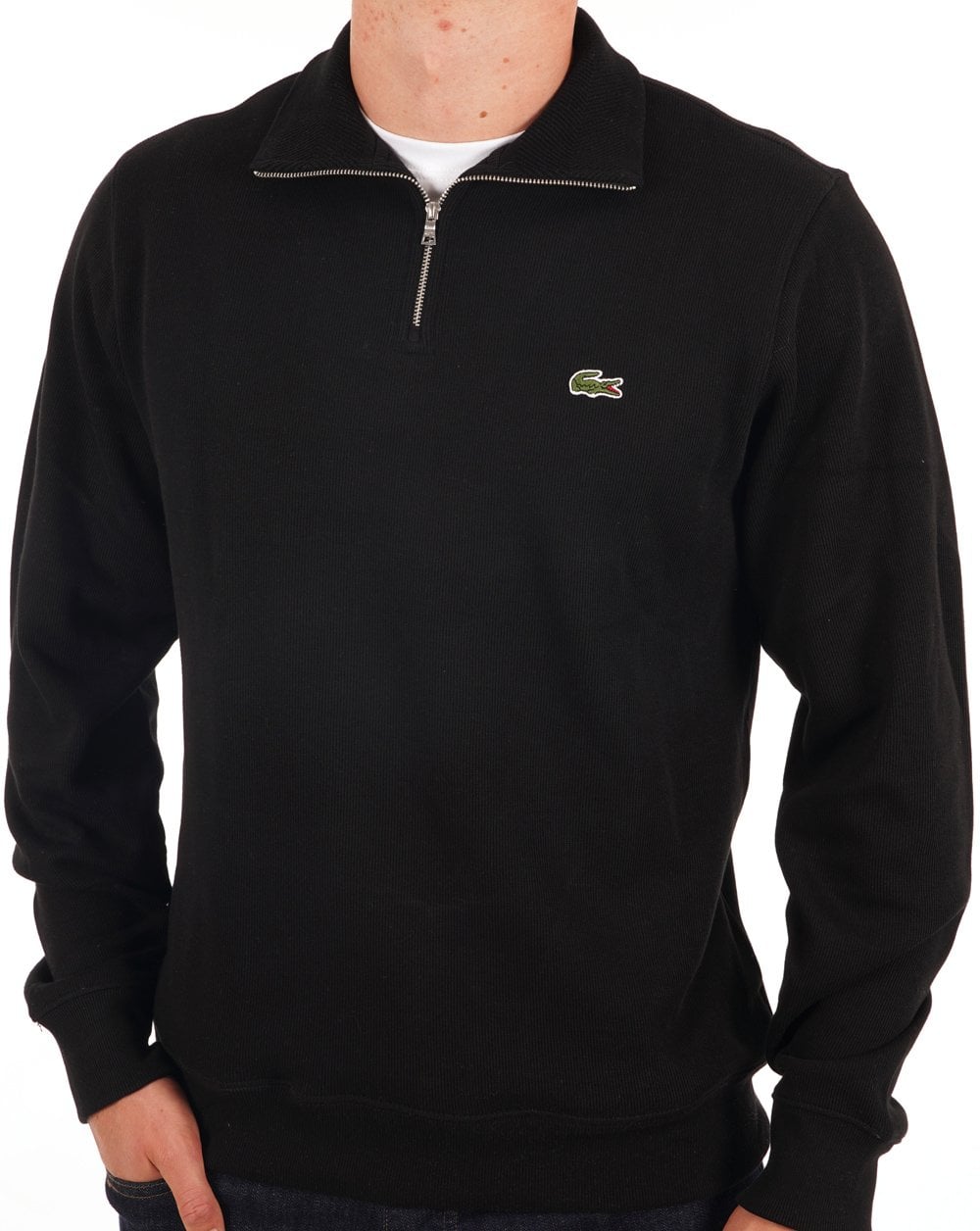 Lacoste Half Zip Sweat Black