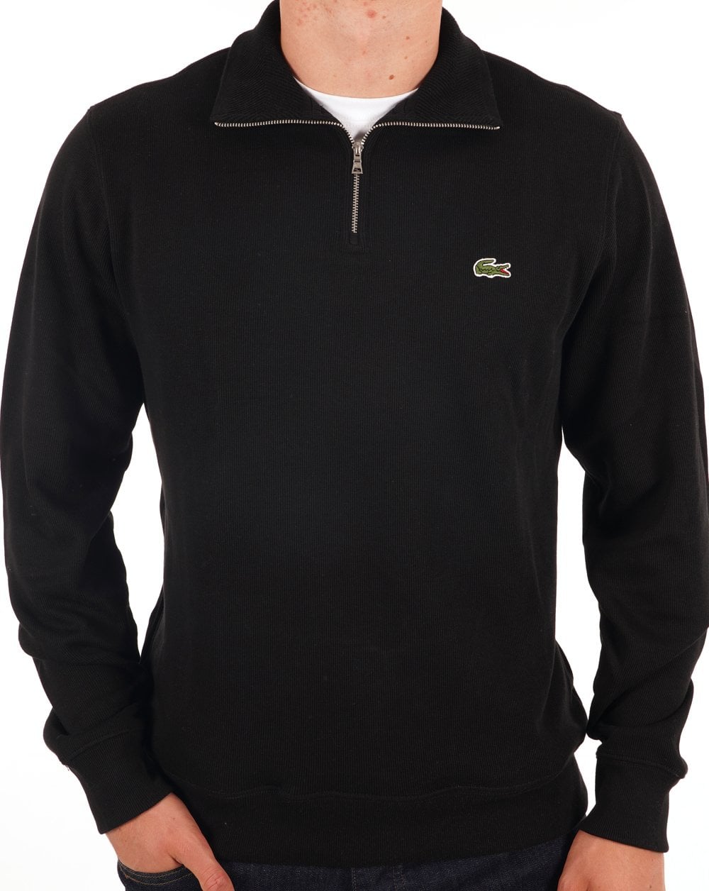 Lacoste Half Zip Sweat Black