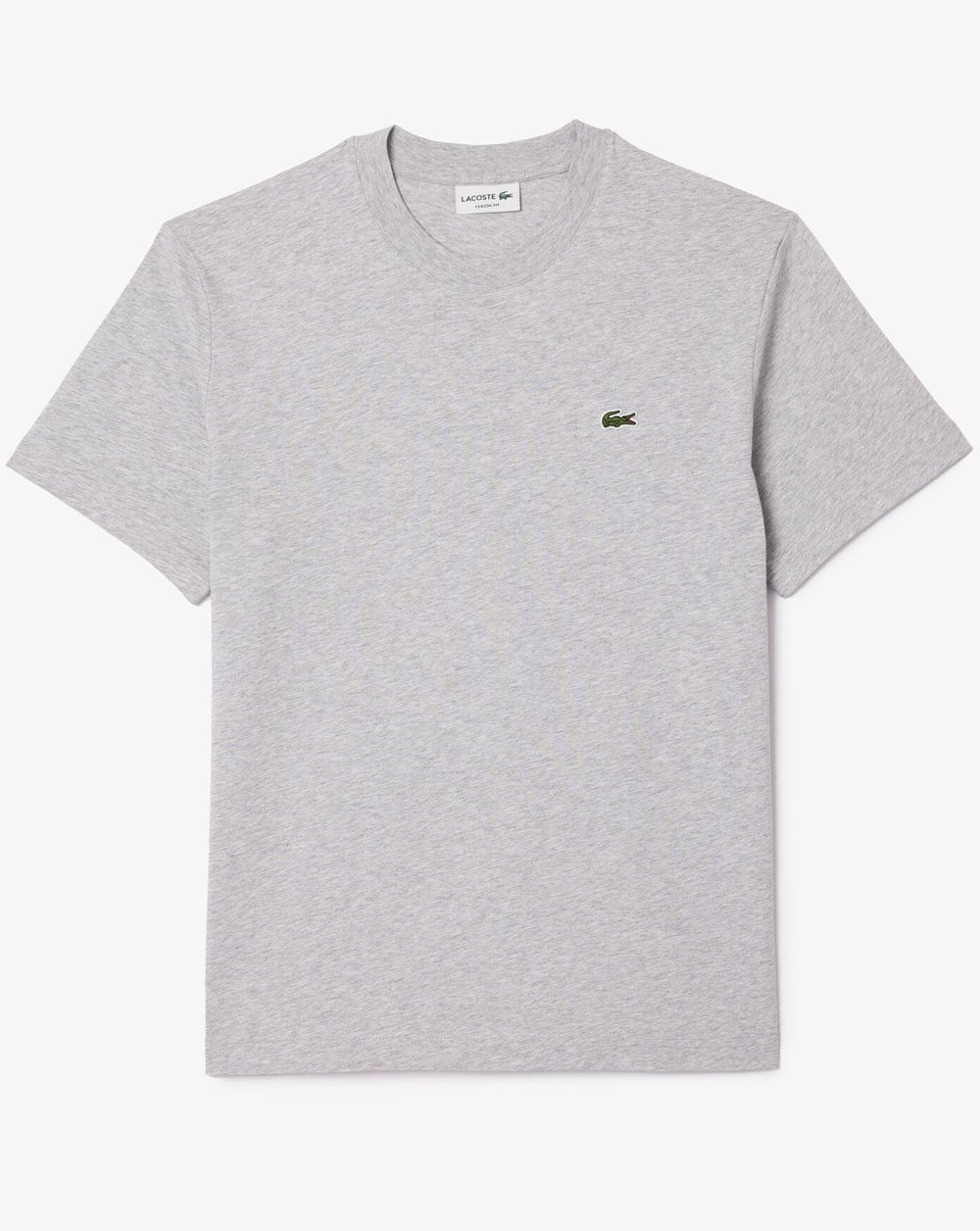 Lacoste Classic Fit T Shirt Silver Chine