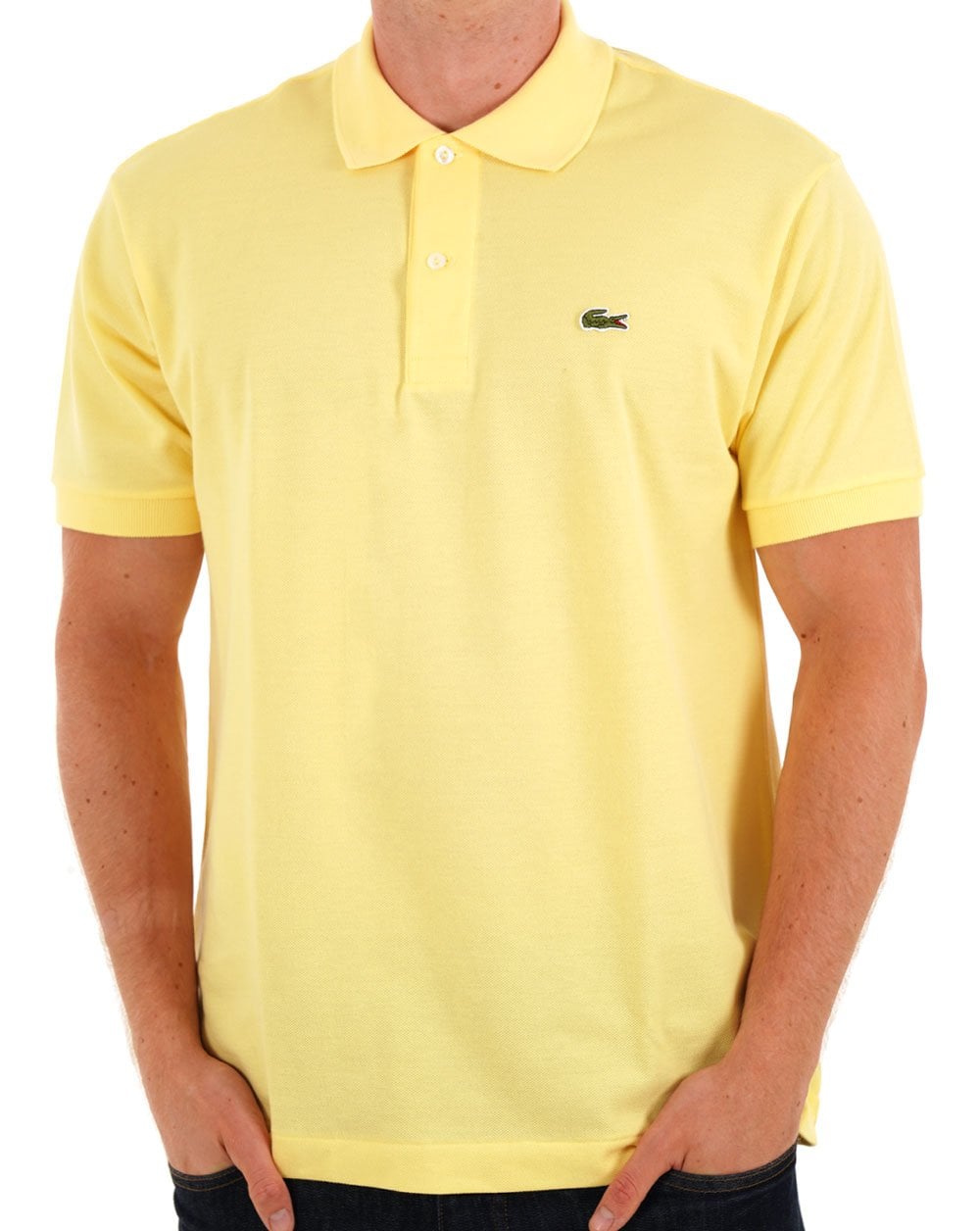 Lacoste Classic Polo Shirt Pastel Yellow