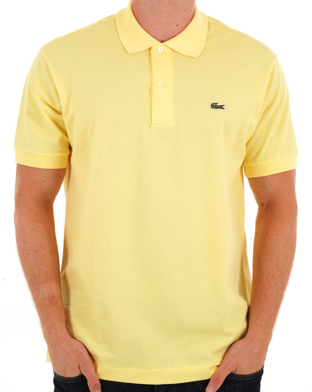Lacoste Classic Polo Shirt Pastel Yellow