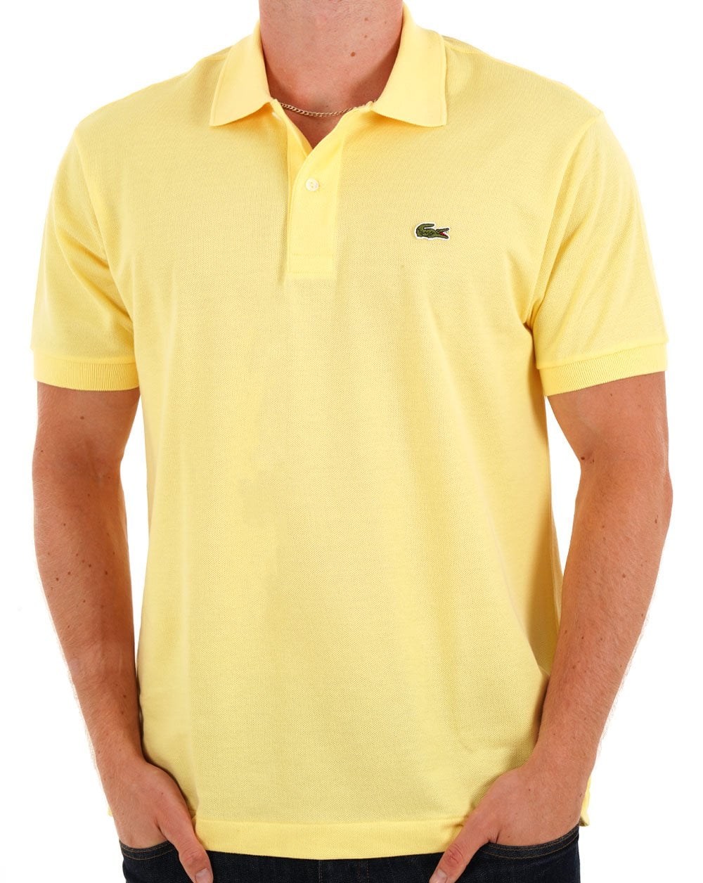 Lacoste Classic Polo Shirt Pastel Yellow