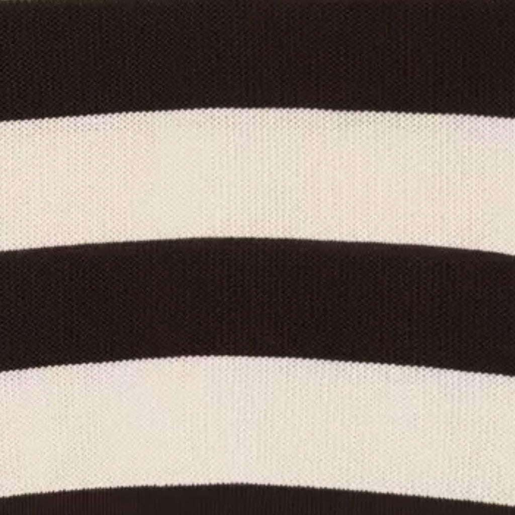 Lacoste Short Sleeved Striped Polo Collar Sweater - Beige