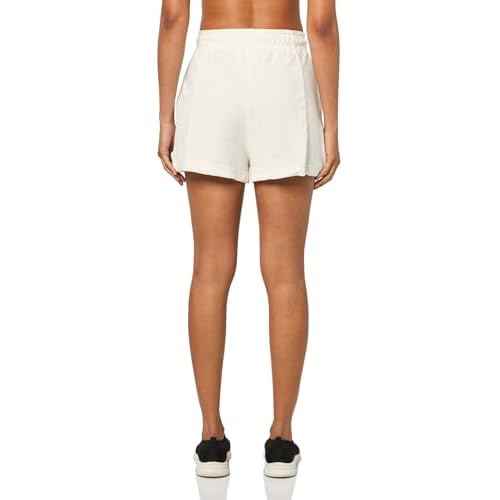 Lacoste Women's Organic Cotton Terry Shorts, Flour, 4