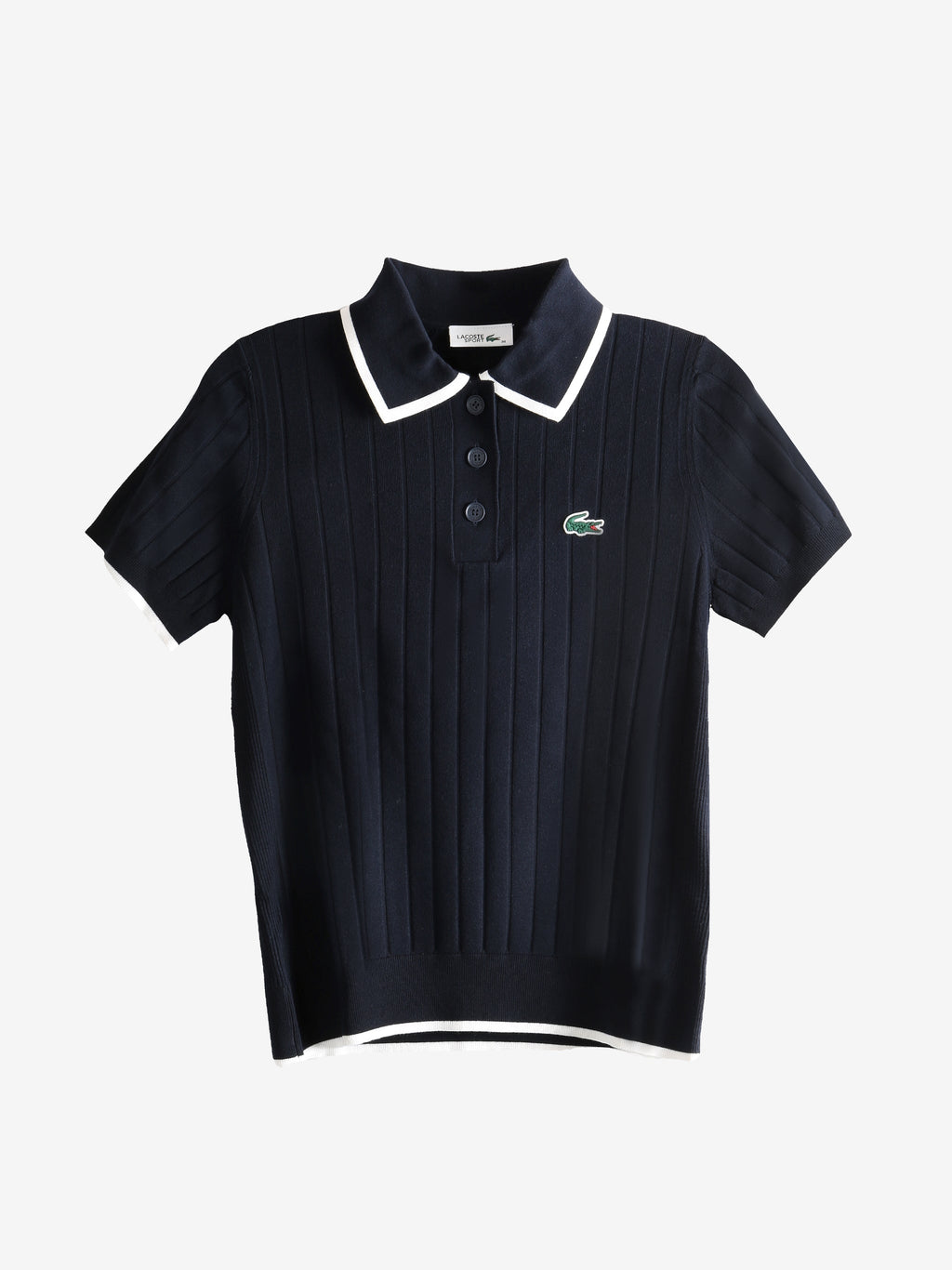 LACOSTE - Women Short Sleeved Polo Collar Golf Sweater