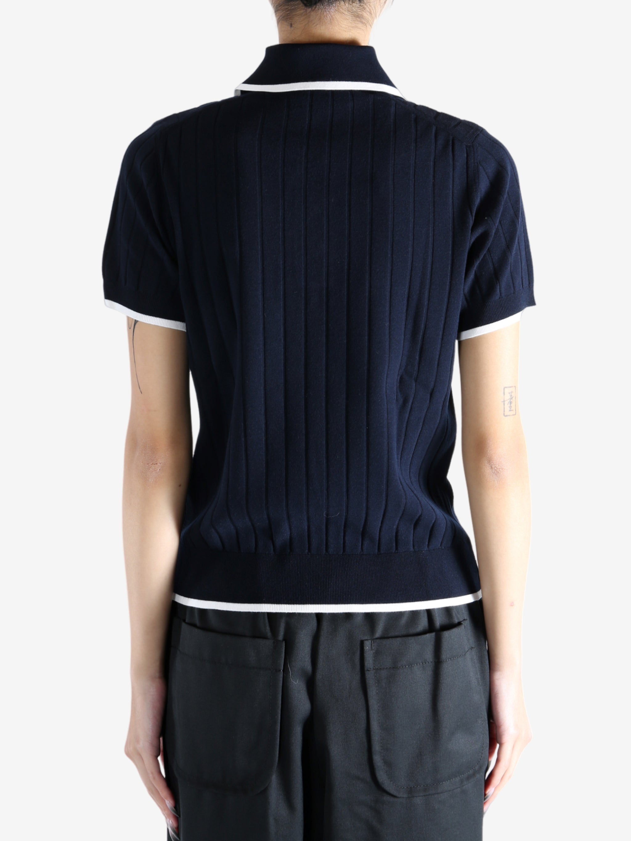 LACOSTE - Women Short Sleeved Polo Collar Golf Sweater