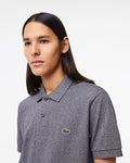 Lacoste Original Heathered Pique Cotton Polo - Eclipse