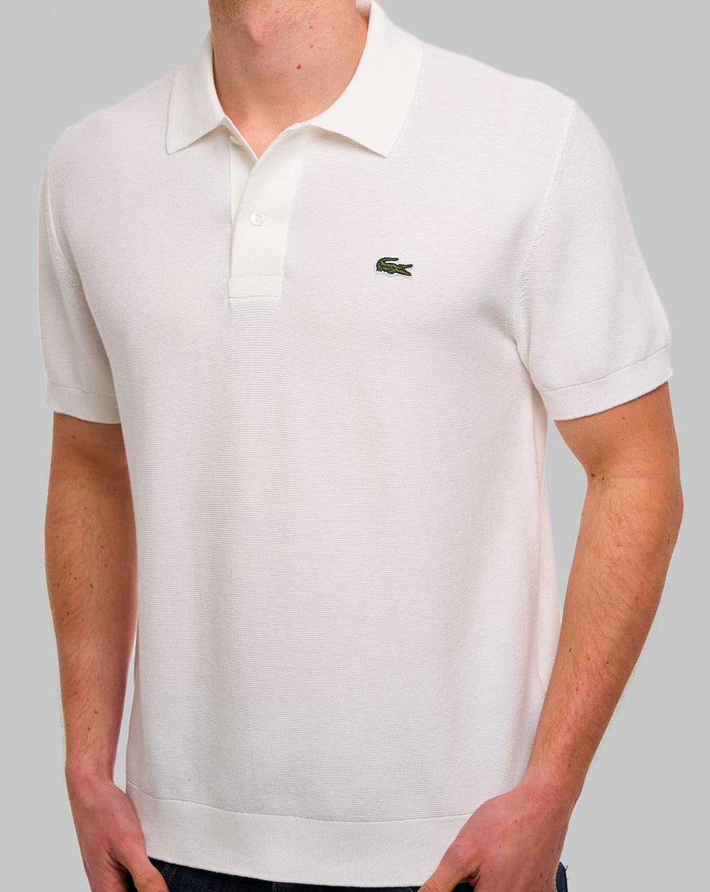Lacoste Short Sleeve Knitted Polo