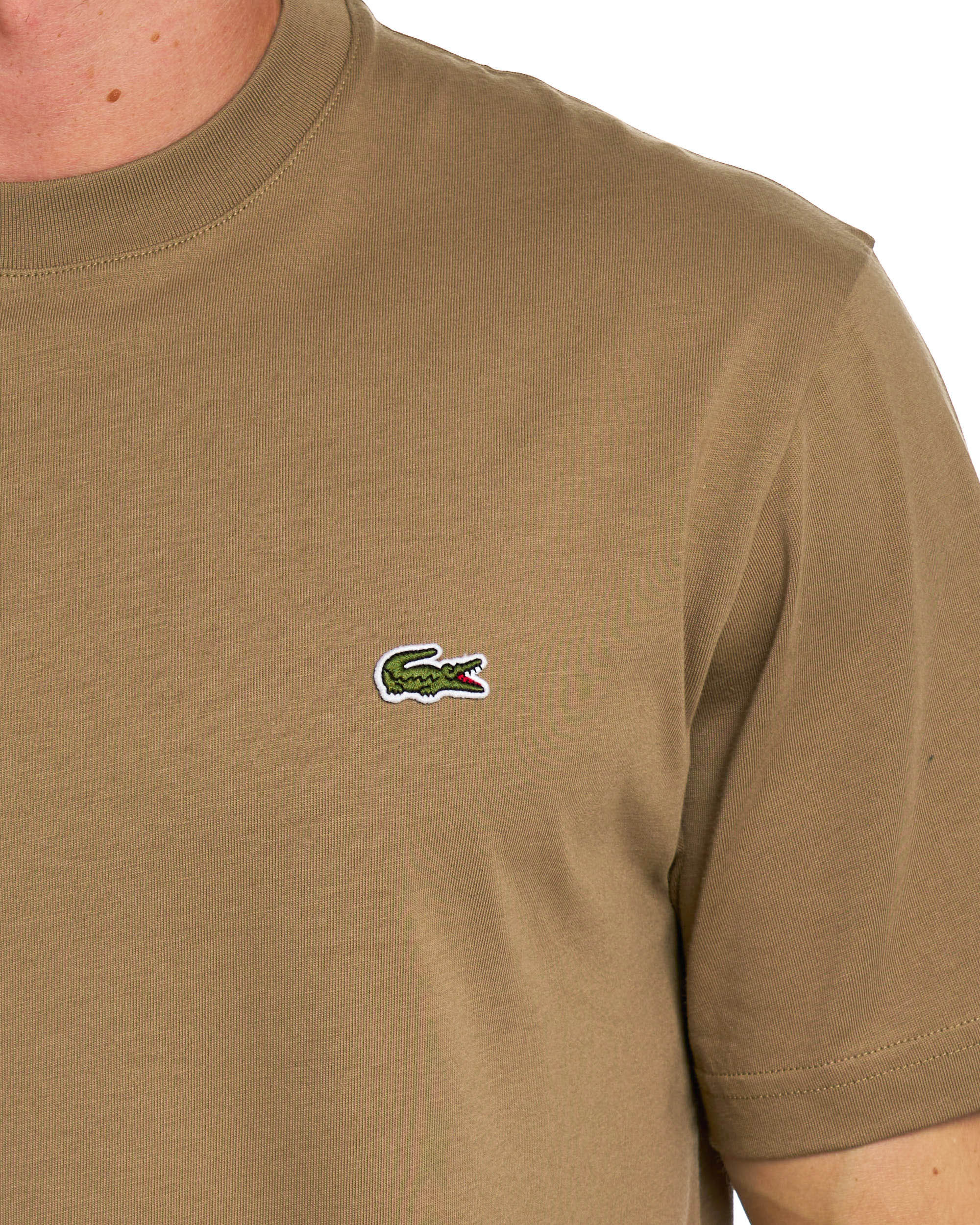 Lacoste Classic Fit T Shirt Brown
