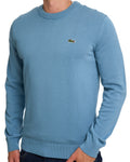 Lacoste Crew Neck Knit Jumper Grayish Blue