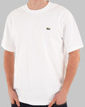 Lacoste Heavy Cotton Jersey T Shirt White