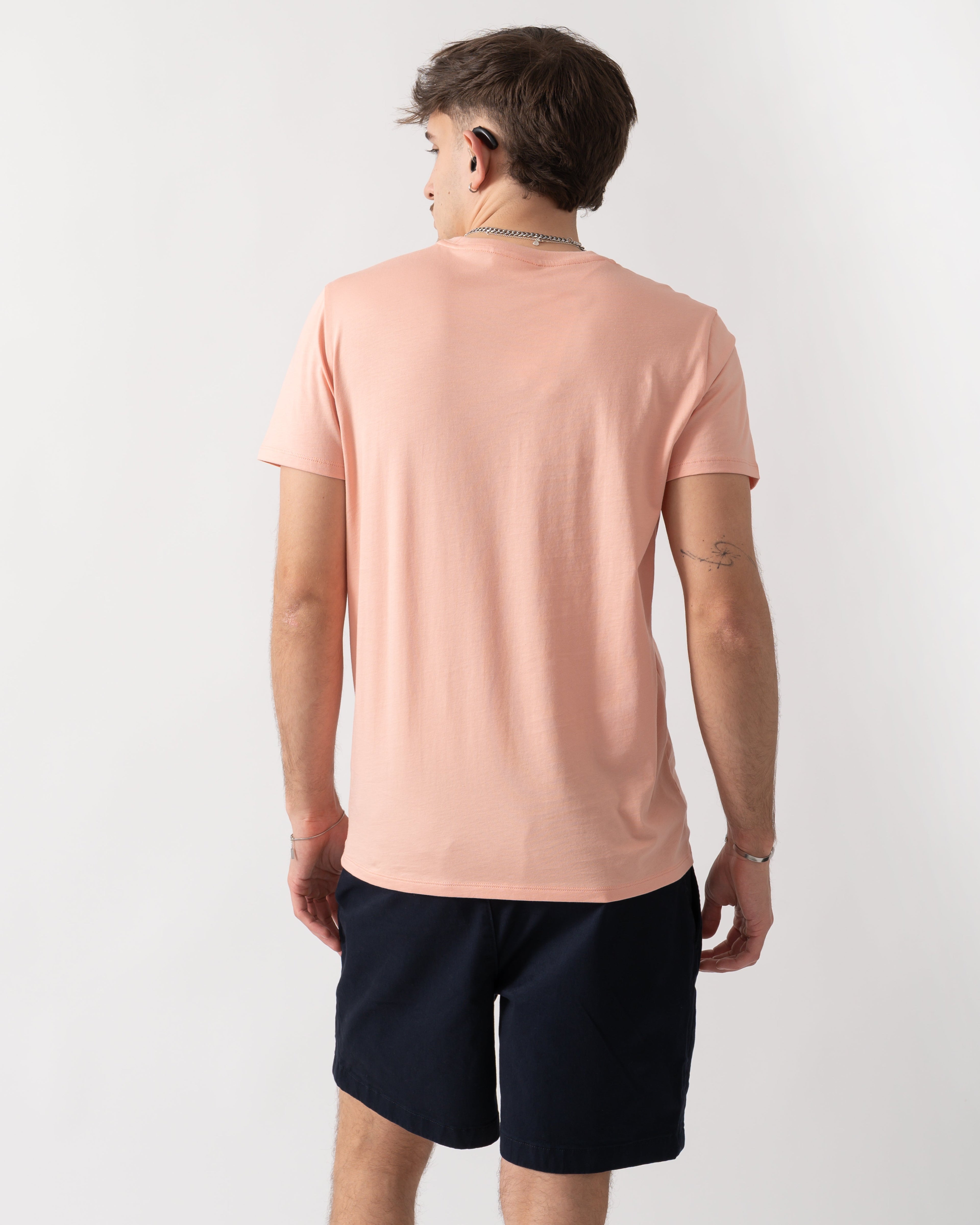 Lacoste Mens Crew Neck Pima Cotton Jersey T-Shirt - Miami UI2