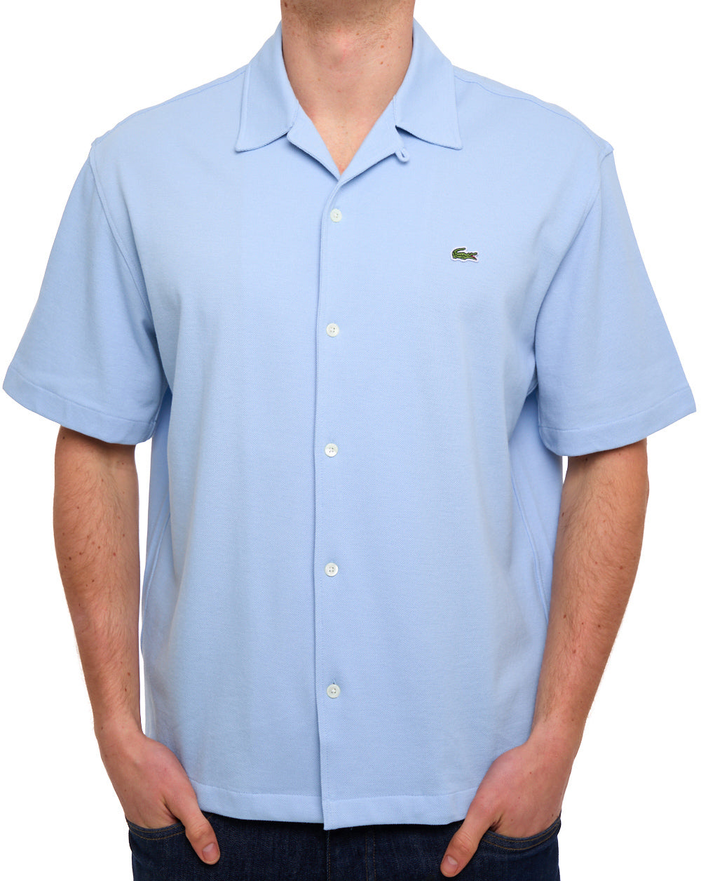 Lacoste Revere Collars Polo Shirt Chambray Blue
