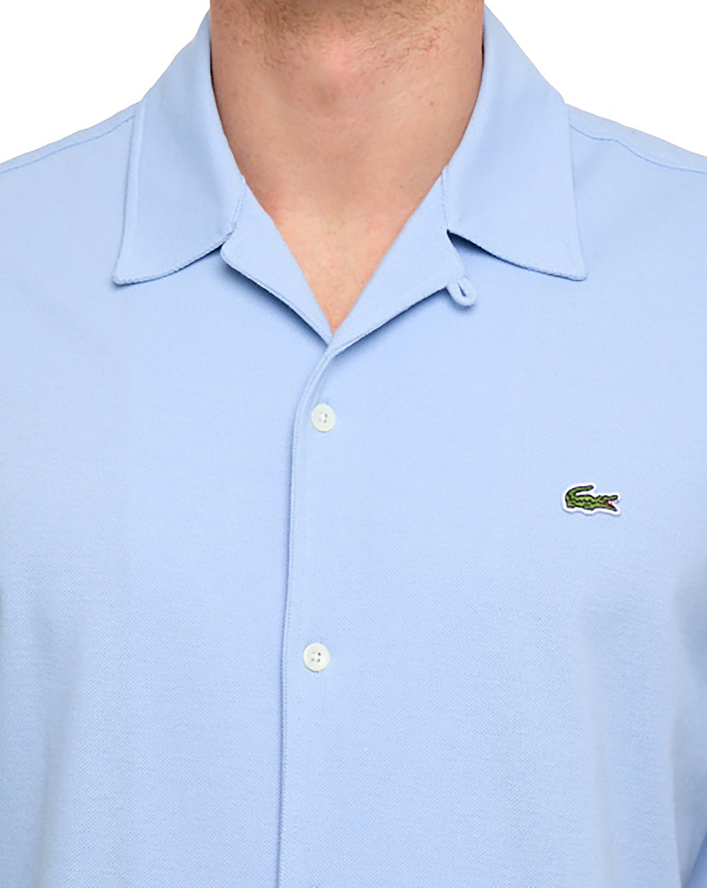 Lacoste Revere Collars Polo Shirt Chambray Blue