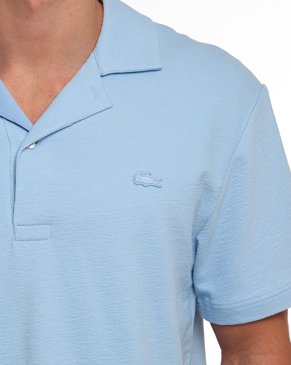 Lacoste Revere Collar Polo Chambray Blue