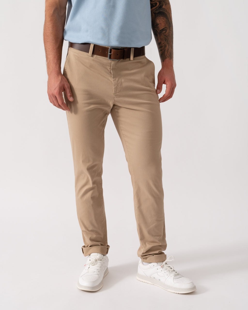 Lacoste Slim Fit Stretch Cotton Mens Chinos - Viennese 02S