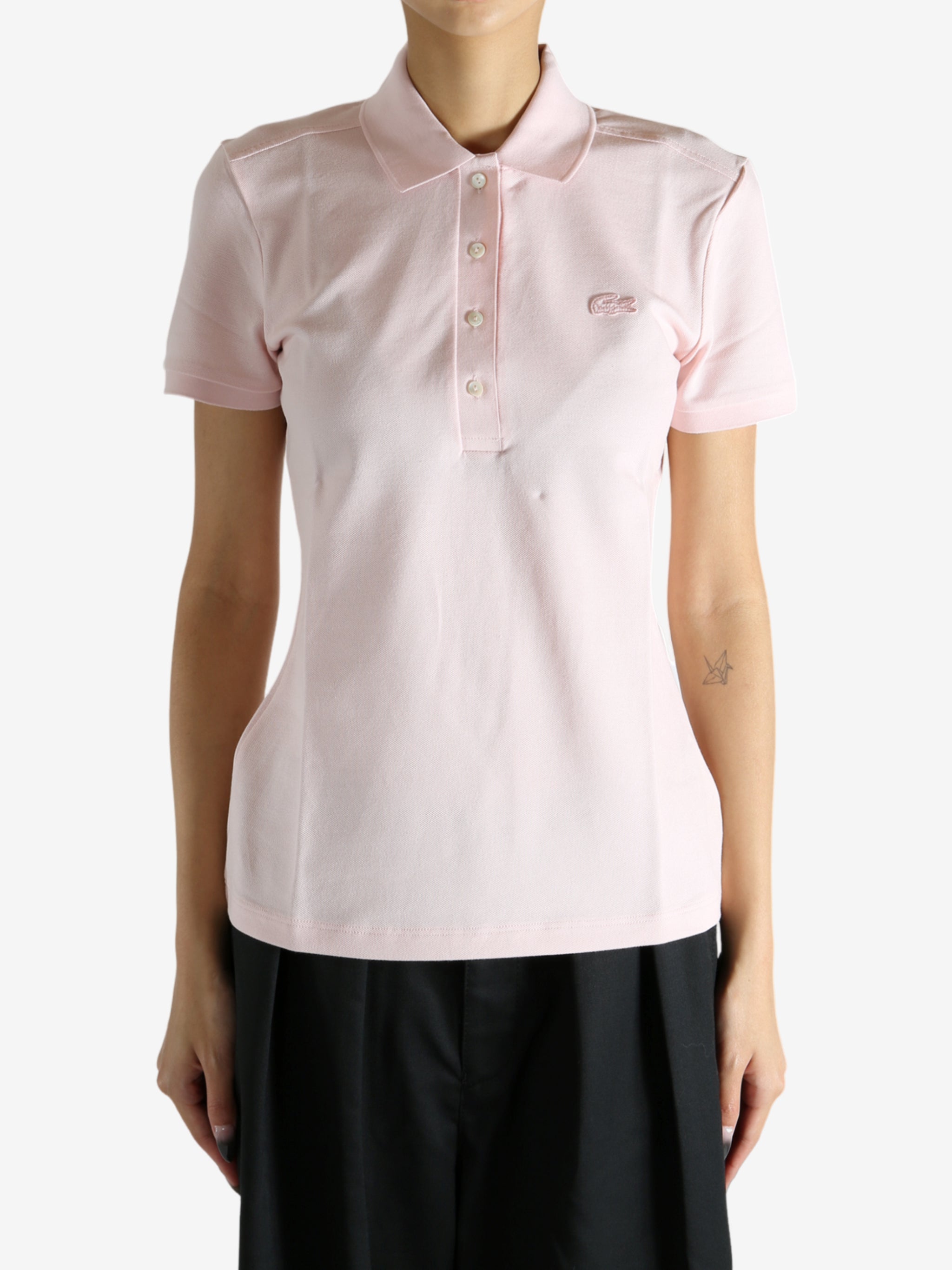 LACOSTE - Women L.12.D Slim Fit Stretch Mini Piqué Polo Shirt