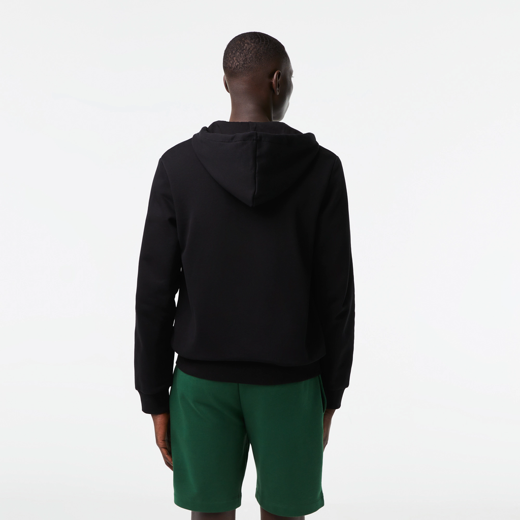 Lacoste Cotton Fleece Zip-up - Black