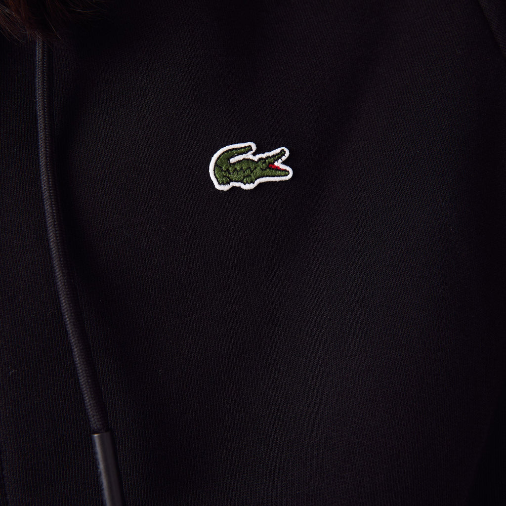 Lacoste Cotton Fleece Zip-up - Black