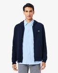 Lacoste Classic Fit Zip-Up Fleece Sweatshirt - Navy