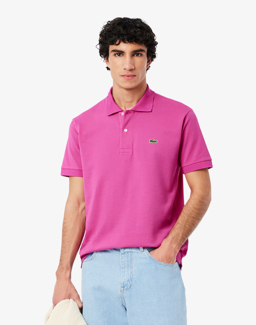 Lacoste L1212 Classic Fit Polo - Pink