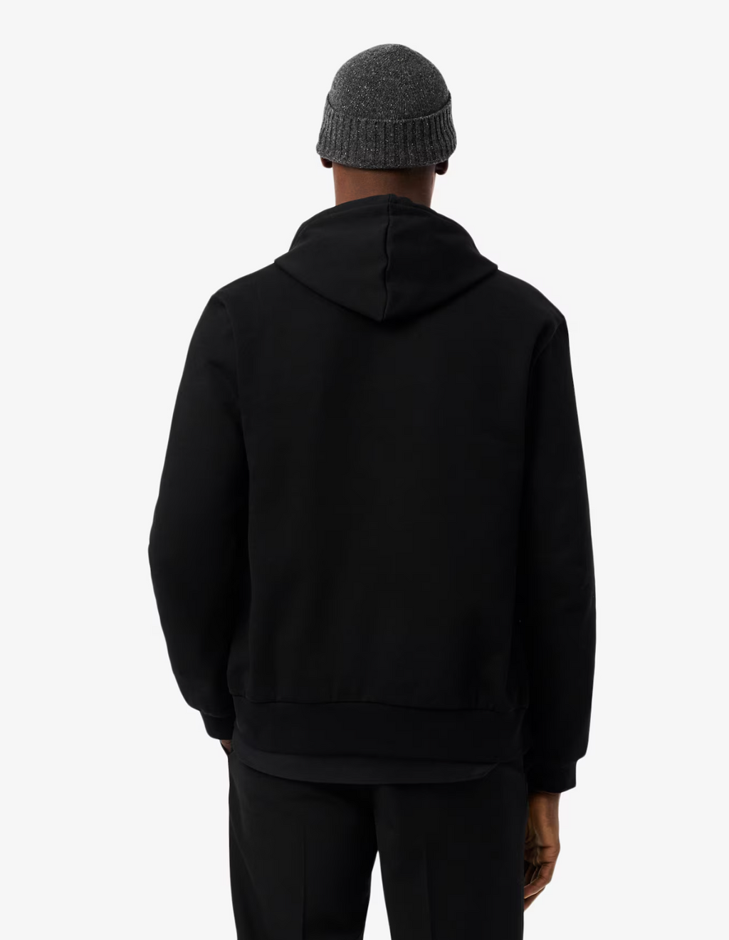 Lacoste Cotton Fleece Zip-up - Black