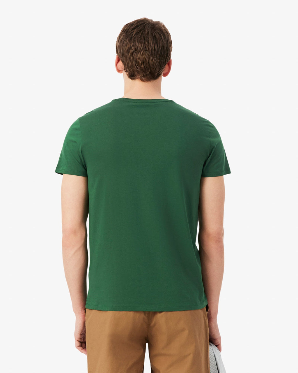 Lacoste Mens Crew Neck Pima Cotton Jersey T-Shirt - Green 132