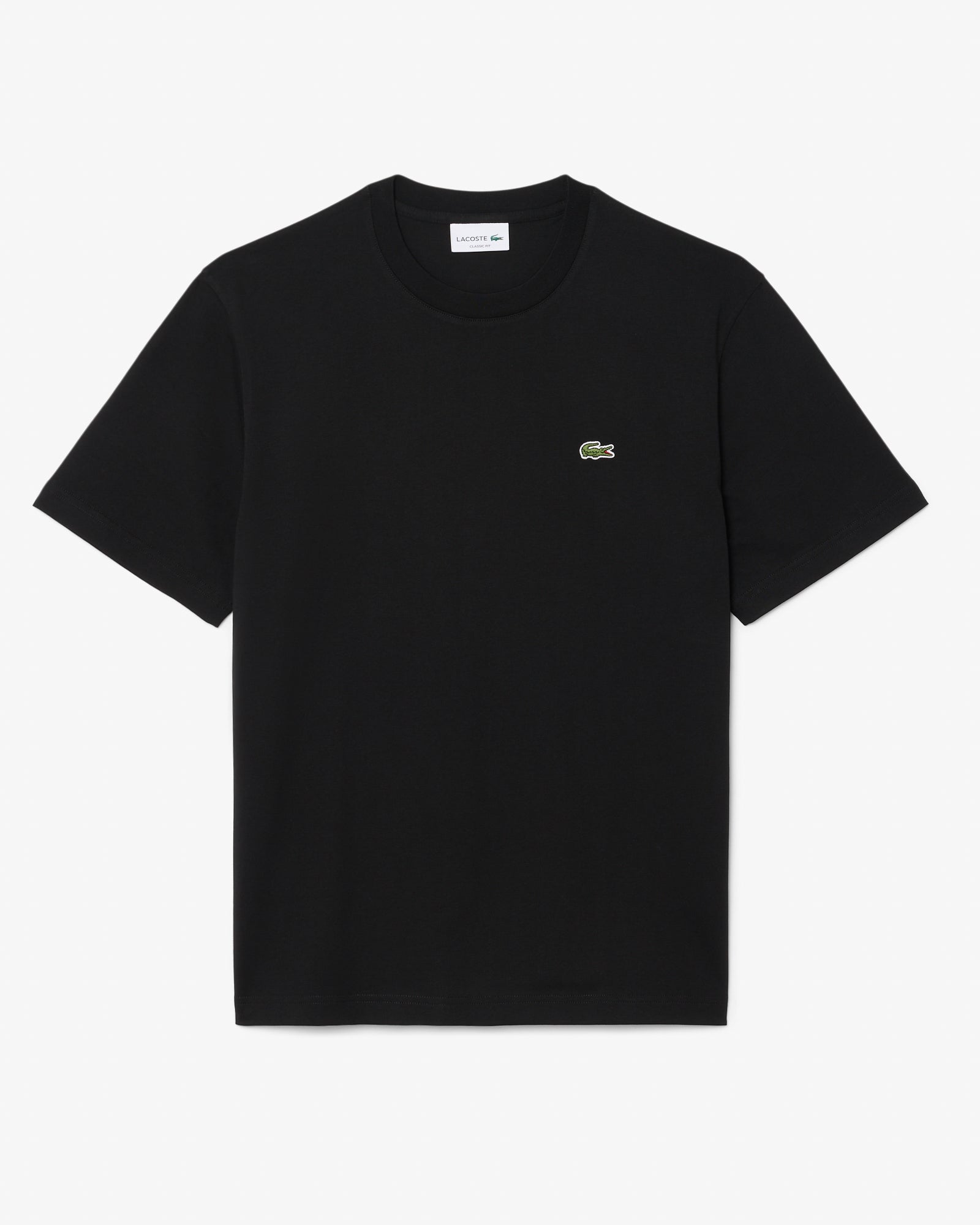Lacoste Mens Classic Fit Cotton Jersey T-Shirt - Black 031