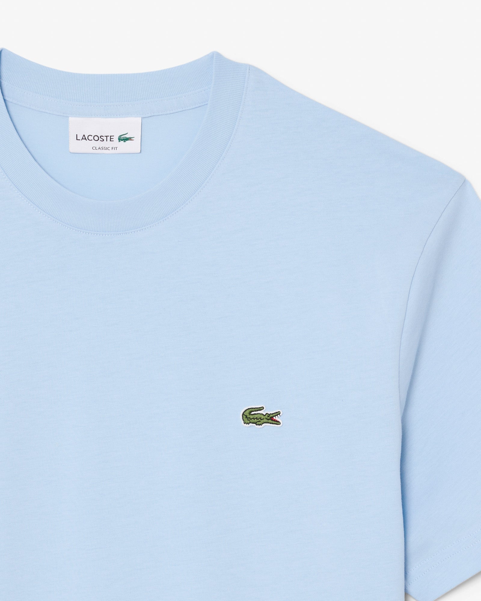 Lacoste Mens Classic Fit Cotton Jersey T-Shirt - Rill T01