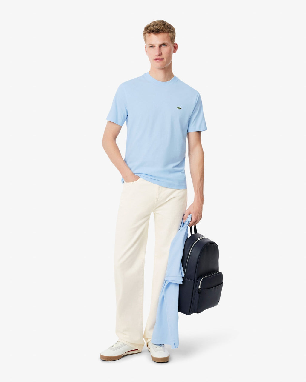 Lacoste Mens Classic Fit Cotton Jersey T-Shirt - Rill T01